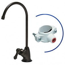 KleenWater Oil Rubbed Bronze Air Gap Kitchen Drinking Water Faucet  Reverse Osmosis (RO) System Faucet  Euro Style Luxury Faucet - B00TR7EVKW